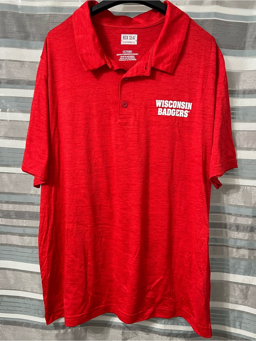 Men’s Wisconsin Badgers Red Polo Shirt